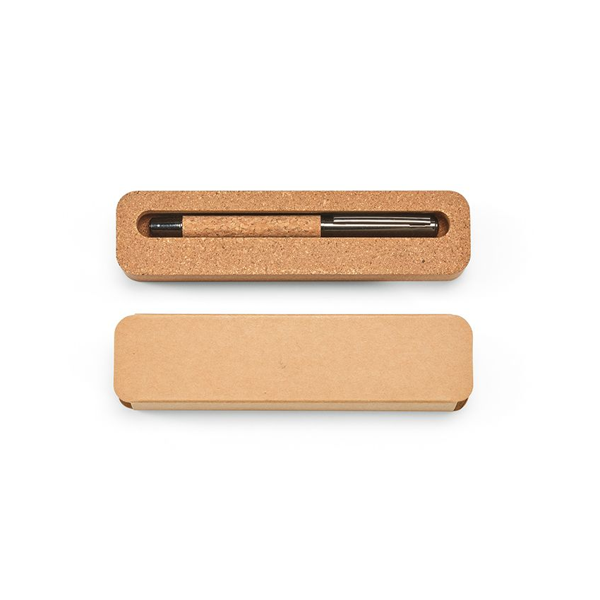 Stylo Faulkner en acier inoxydable recyclé bleu