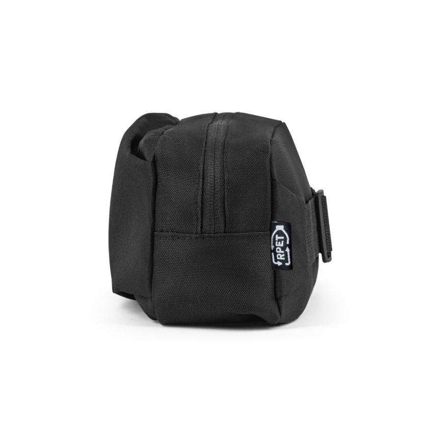 DELFOS POUCH Sac banane en polyester recyclé 300D et polyester recyclé 600D avec éléments réflecteurs