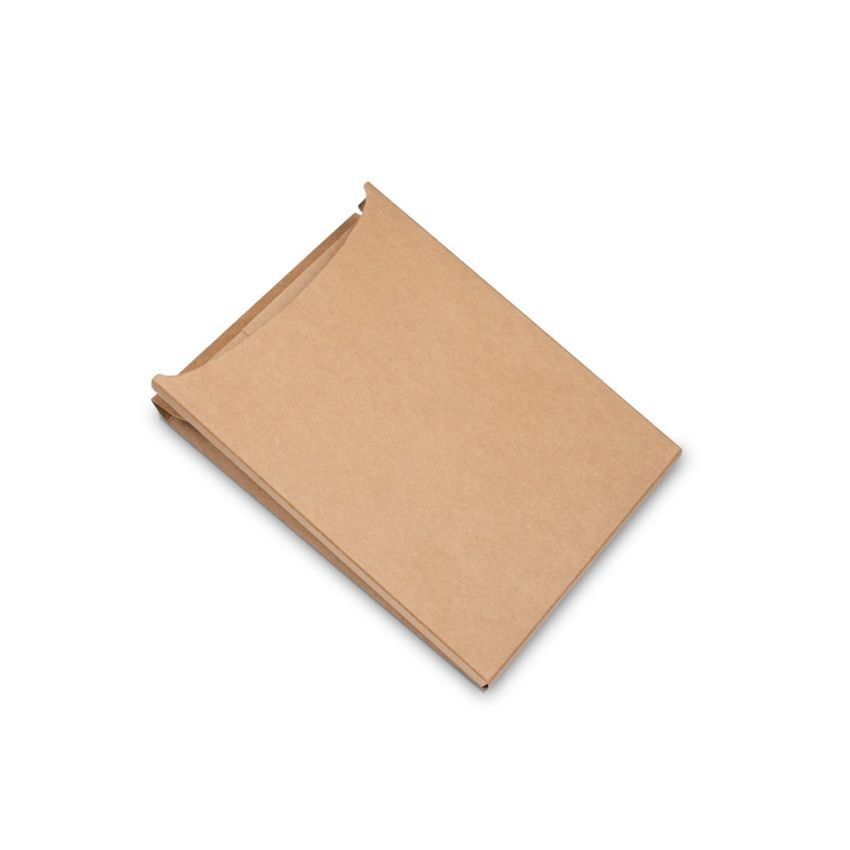 NERUDA Bloc-notes A5 avec couverture rigide en fibre de paille naturelle