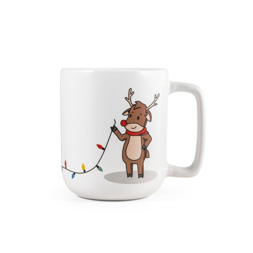 REINDEER Mug avec impression de Noël 330 mL