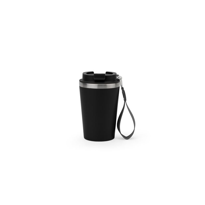 SPITZ Gobelet de voyage en acier inoxydable (100 % rSS) à double paroi avec finition mate 460 mL