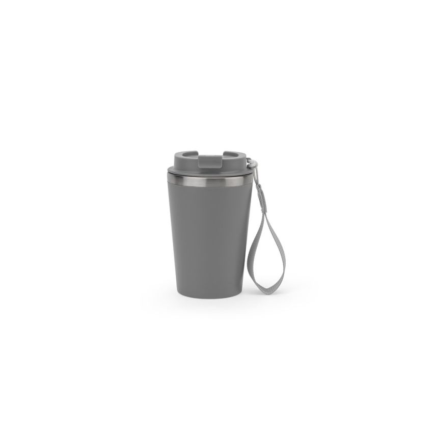 SPITZ Gobelet de voyage en acier inoxydable (100 % rSS) à double paroi avec finition mate 460 mL