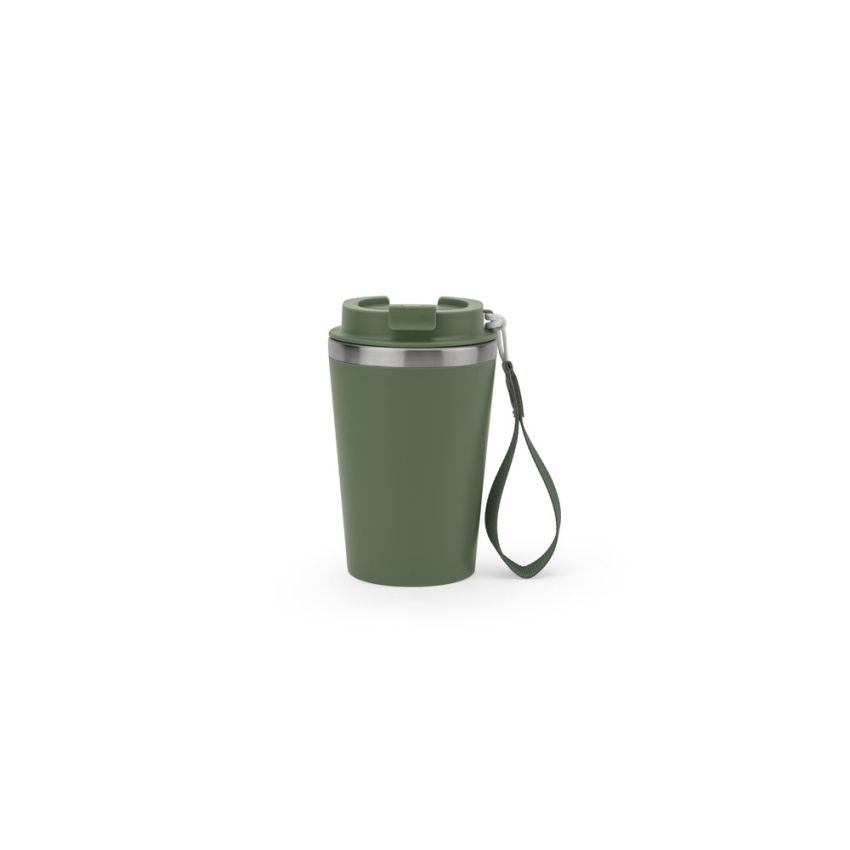 SPITZ Gobelet de voyage en acier inoxydable (100 % rSS) à double paroi avec finition mate 460 mL