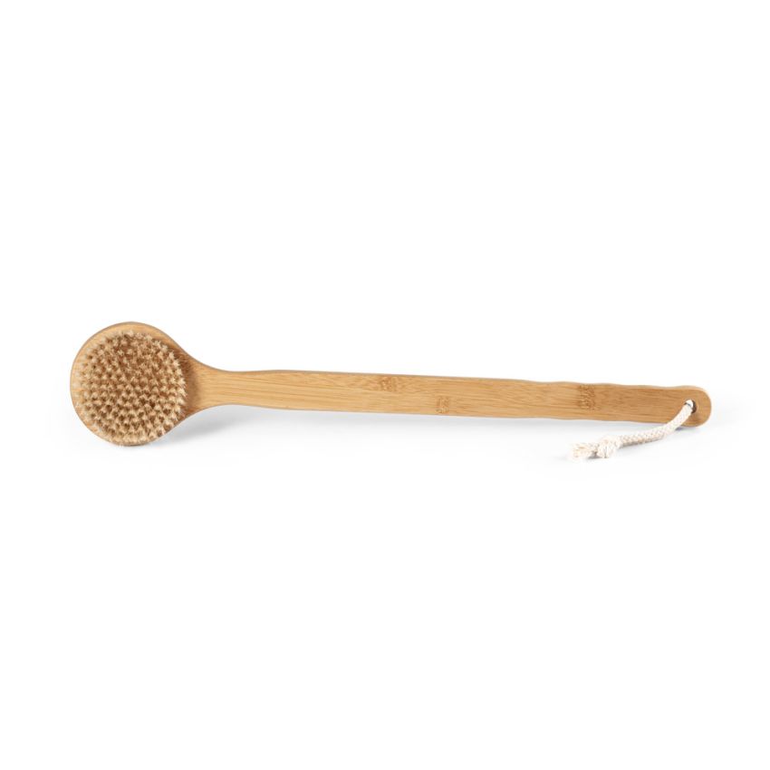 ARKIN Brosse de bain avec manche en bambou