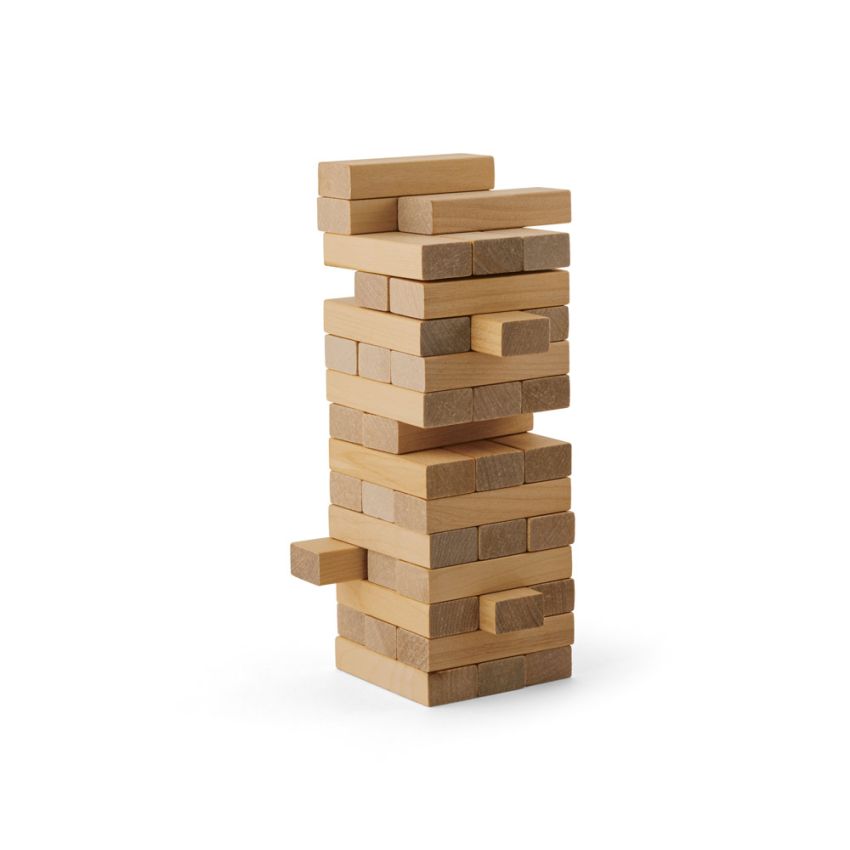 FLIK Jeu en bois avec 54 pièces