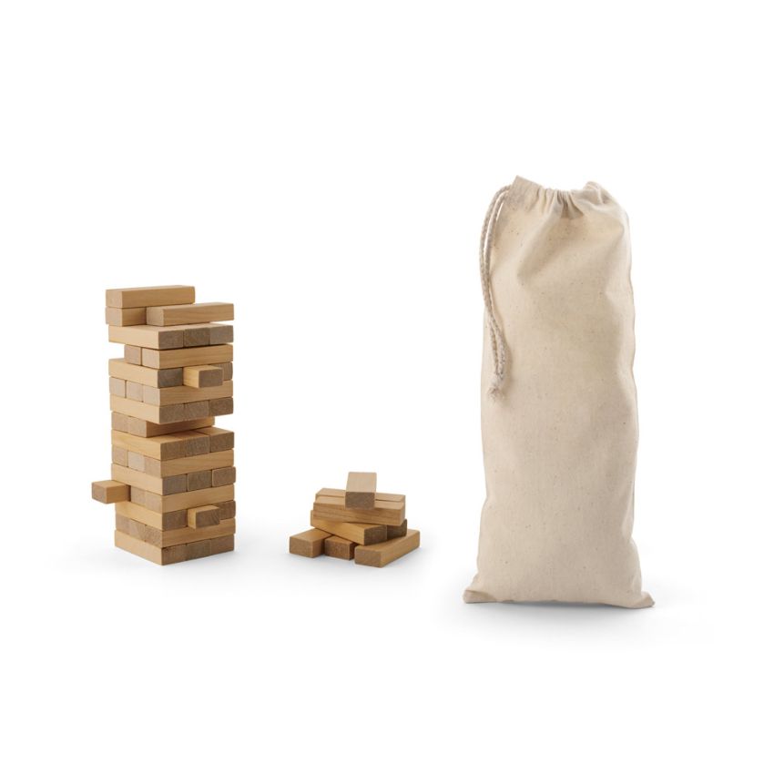 FLIK Jeu en bois avec 54 pièces