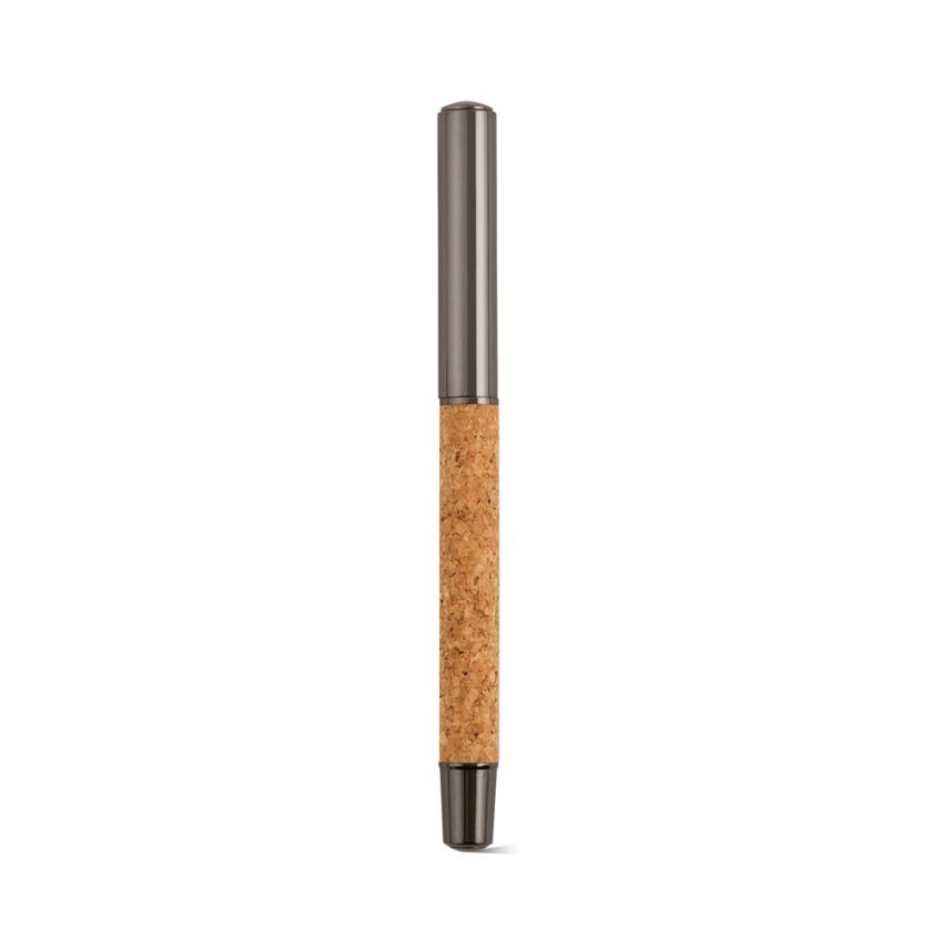 Stylo Faulkner en acier inoxydable recyclé bleu