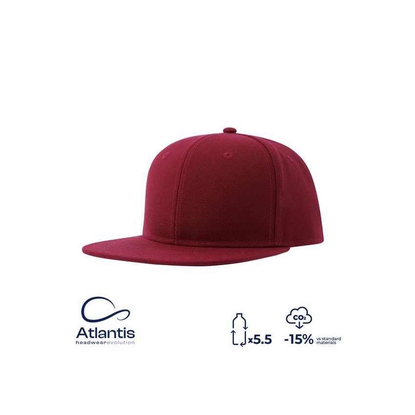 Snap Back-S Casquette Snap Back-S, 100% Polyester Recyclé