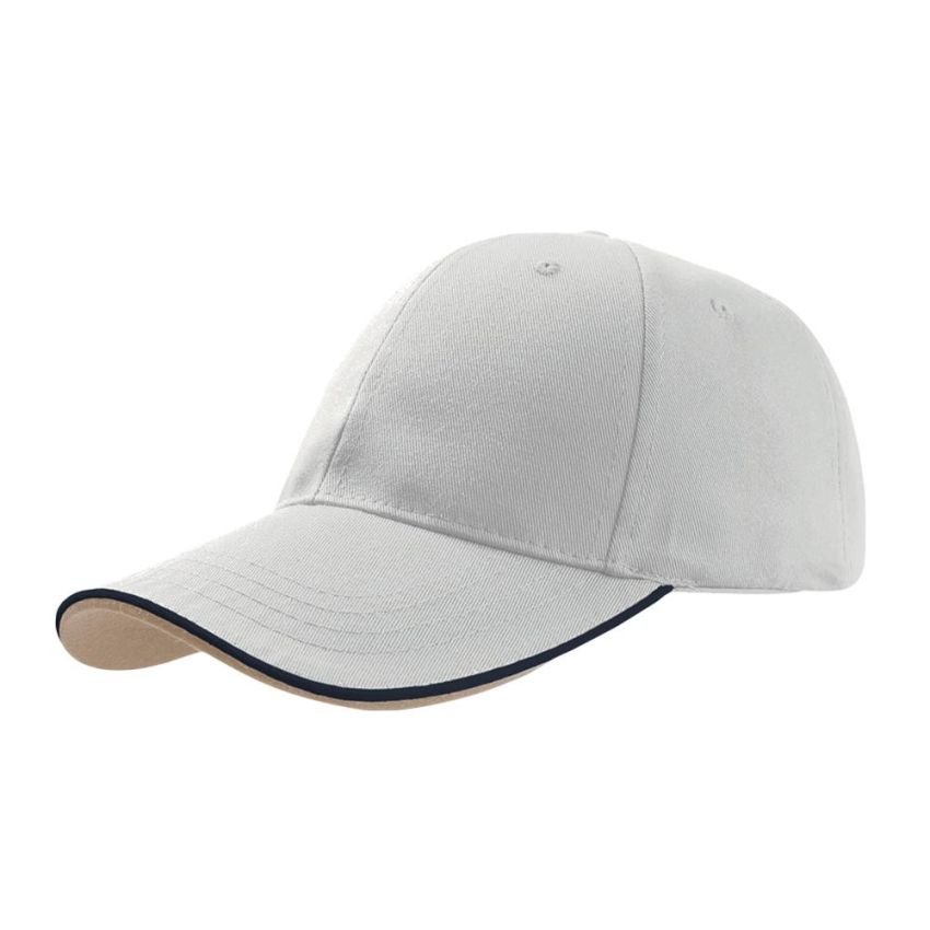 Casquette Sandwich à Passepoil Zoom, 35% coton / 65% polyester