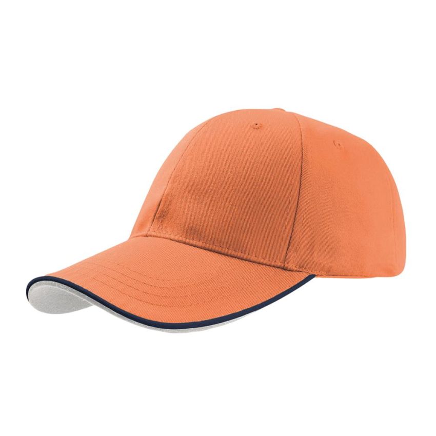 Casquette Sandwich à Passepoil Zoom, 35% coton / 65% polyester