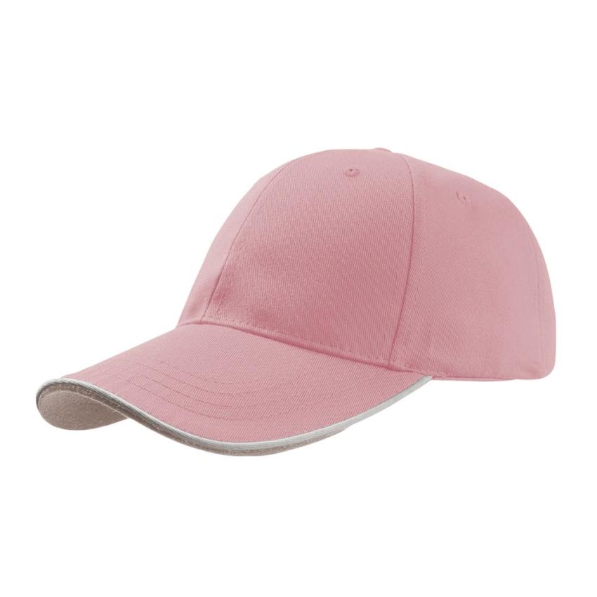 Casquette Sandwich à Passepoil Zoom, 35% coton / 65% polyester