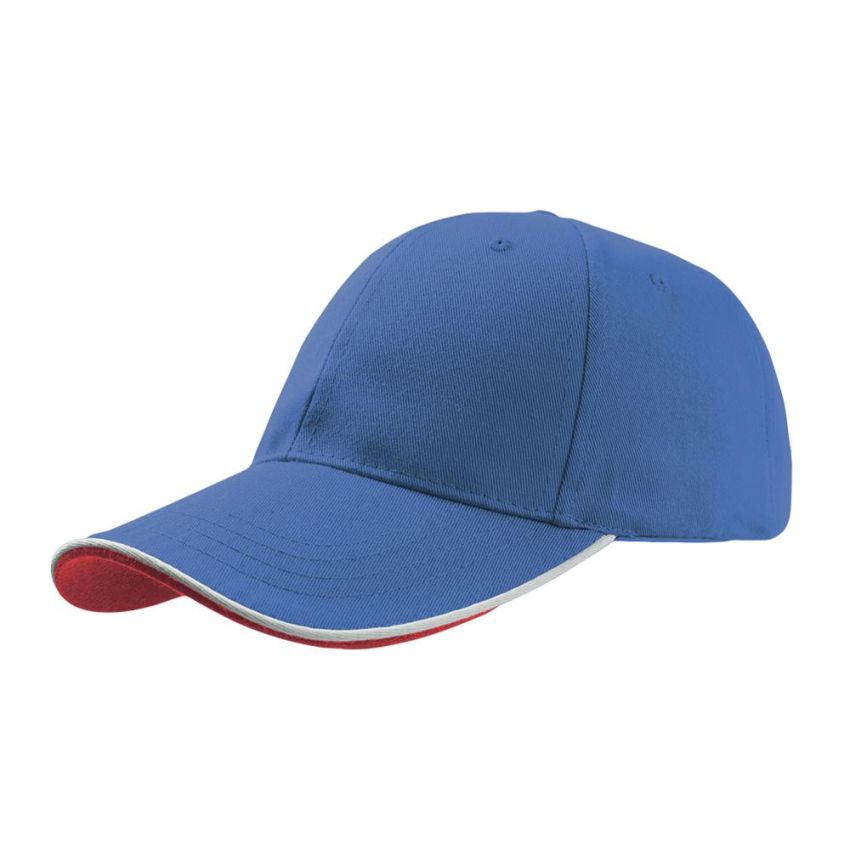 Casquette Sandwich à Passepoil Zoom, 35% coton / 65% polyester