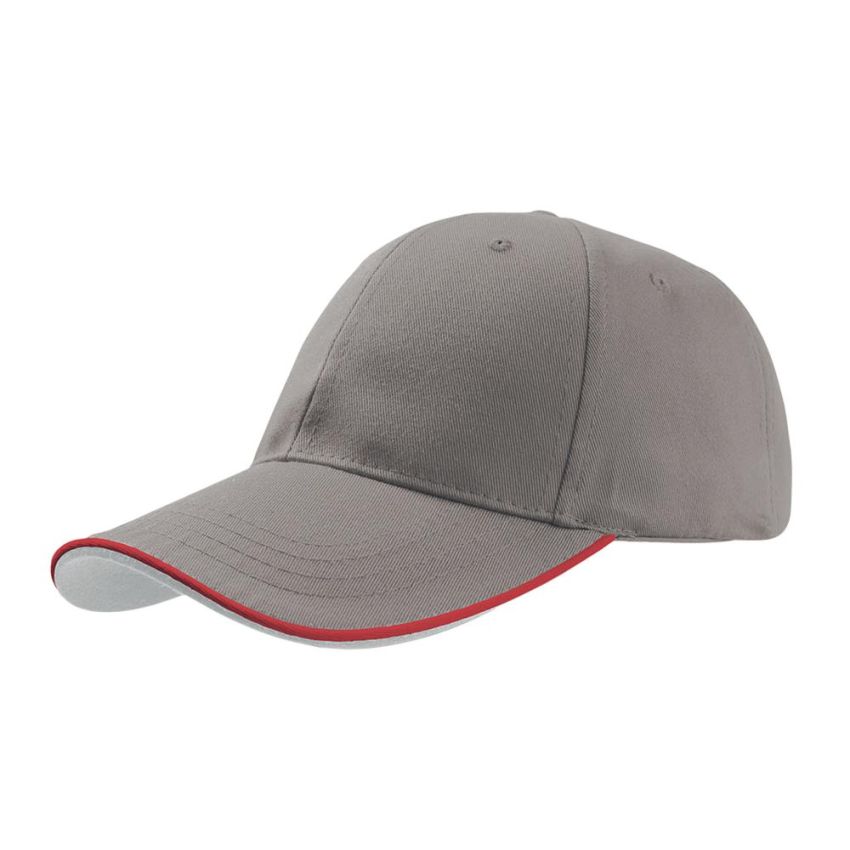 Casquette Sandwich à Passepoil Zoom, 35% coton / 65% polyester