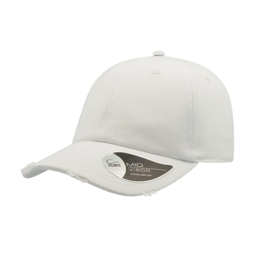 Casquette Dad Hat Destroyed, 100% coton chino