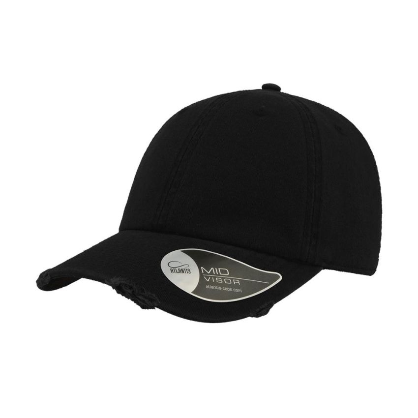 Casquette Dad Hat Destroyed, 100% coton chino