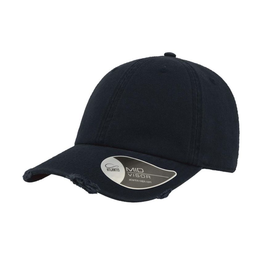 Casquette Dad Hat Destroyed, 100% coton chino