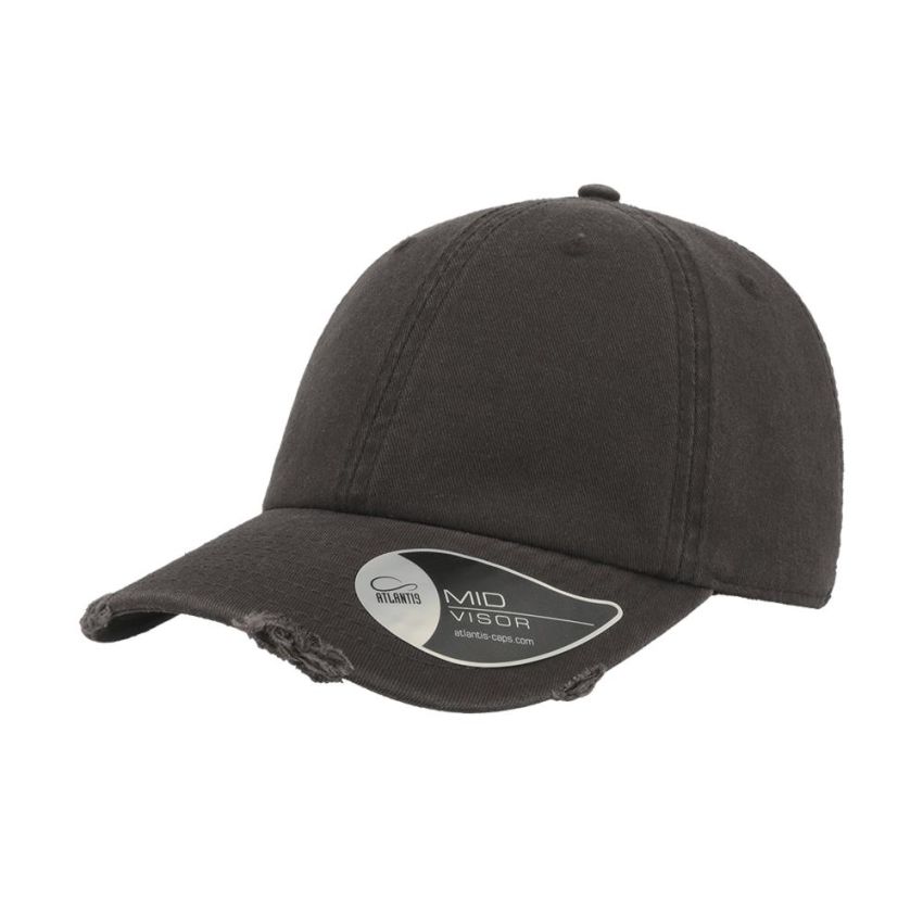 Casquette Dad Hat Destroyed, 100% coton chino