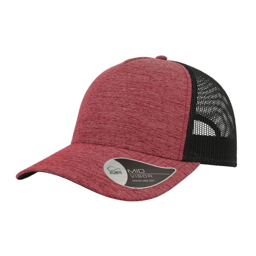 Rapper Mélange Casquette Rapper Mélange, 73% coton/27% polyester