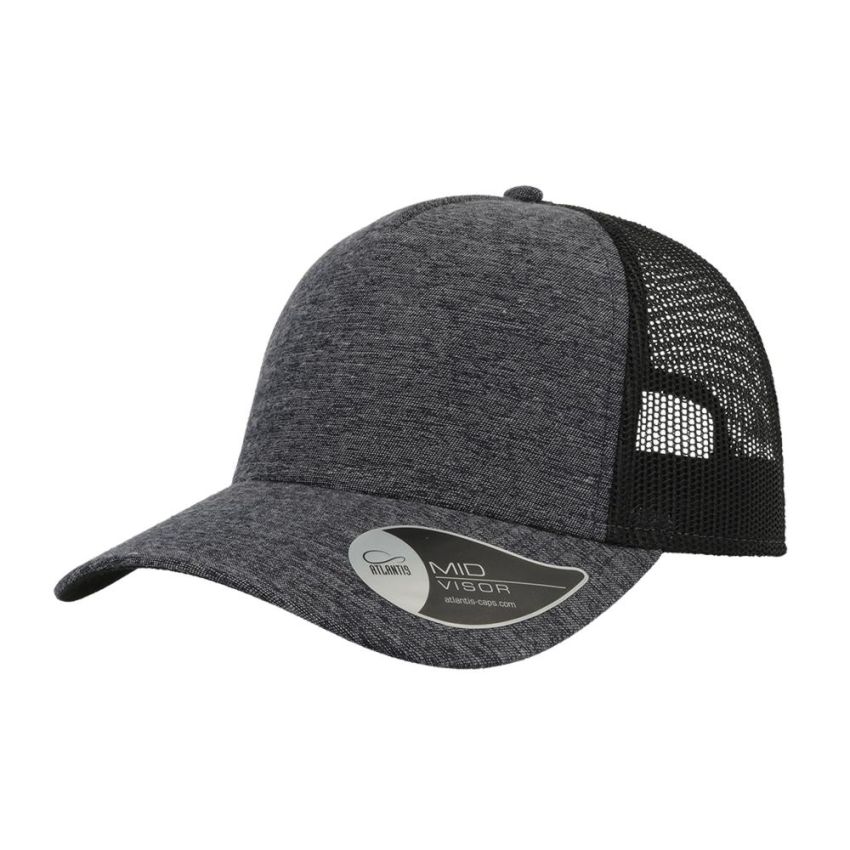 Rapper Mélange Casquette Rapper Mélange, 73% coton/27% polyester