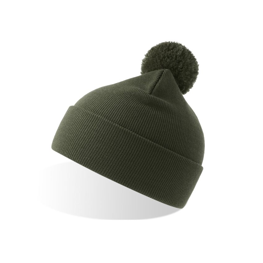 WIND-S AVEC POMPON Bonnet Wind S avec Pompon, 100% Polyester Recyclé