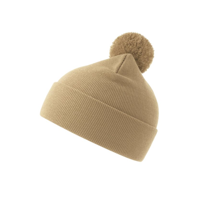 WIND-S AVEC POMPON Bonnet Wind S avec Pompon, 100% Polyester Recyclé