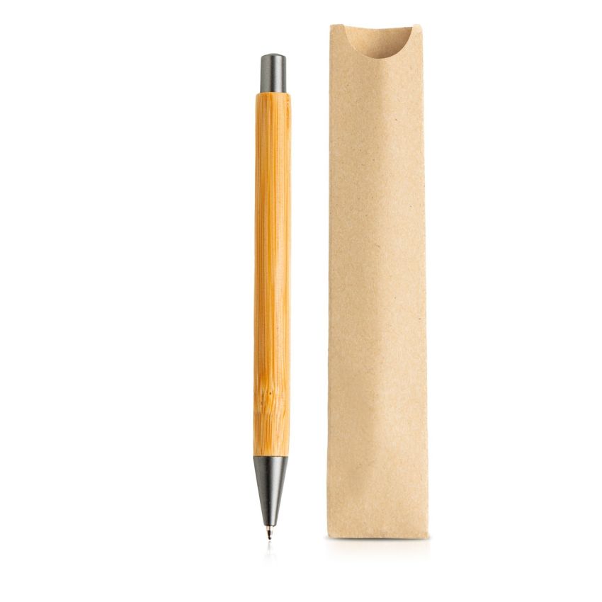 Noclip B Stylo à bille en bambou, sans clip