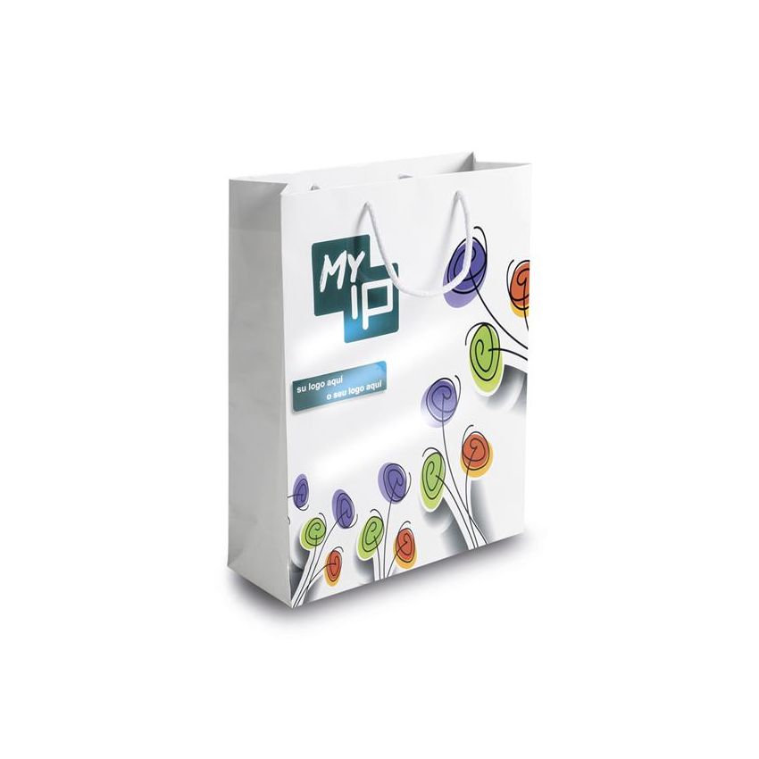 GrandBag Grand Sac en Papier, Vertical, Brillant