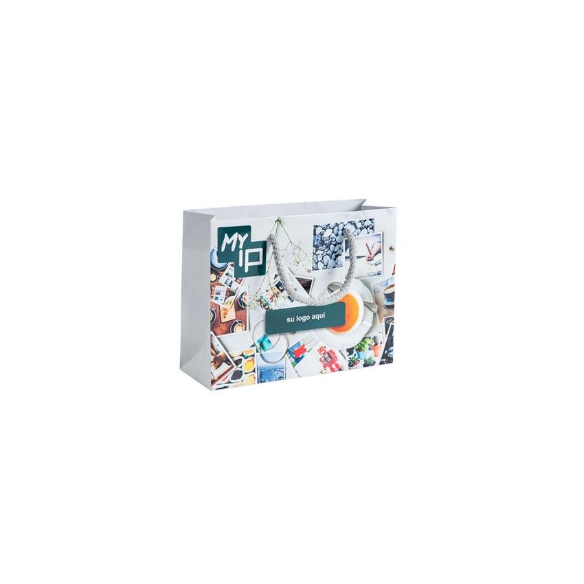 MiniBag Sac en Papier Petit, Horizontal, Brillant