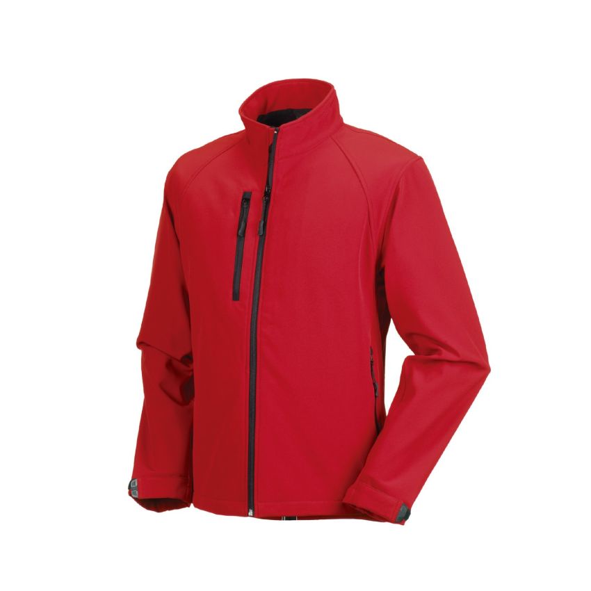 Menshell Veste Softshell Homme 340g - 92% Polyester / 8% Élasthanne