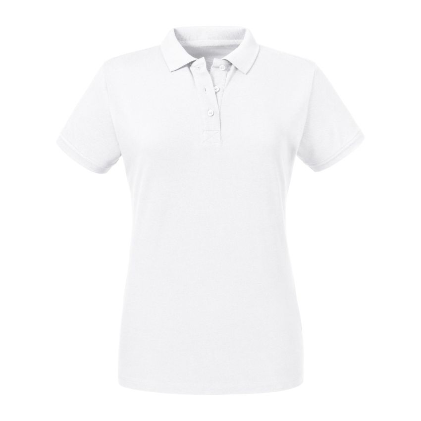 Polo Polo Pur Bio Dames 215g - Blanc