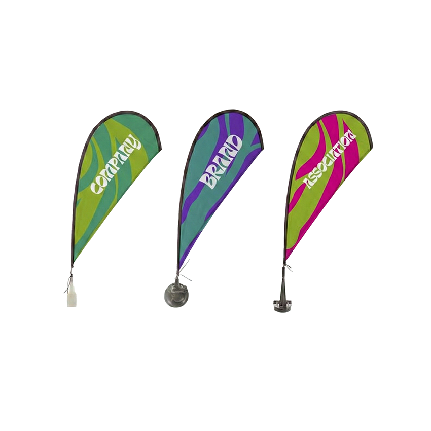 Drapeau Drop 100 % Personnalisé, SMALL