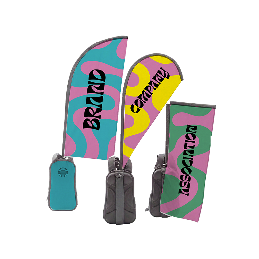Drapeau Sac à Dos 100 % Personnalisé