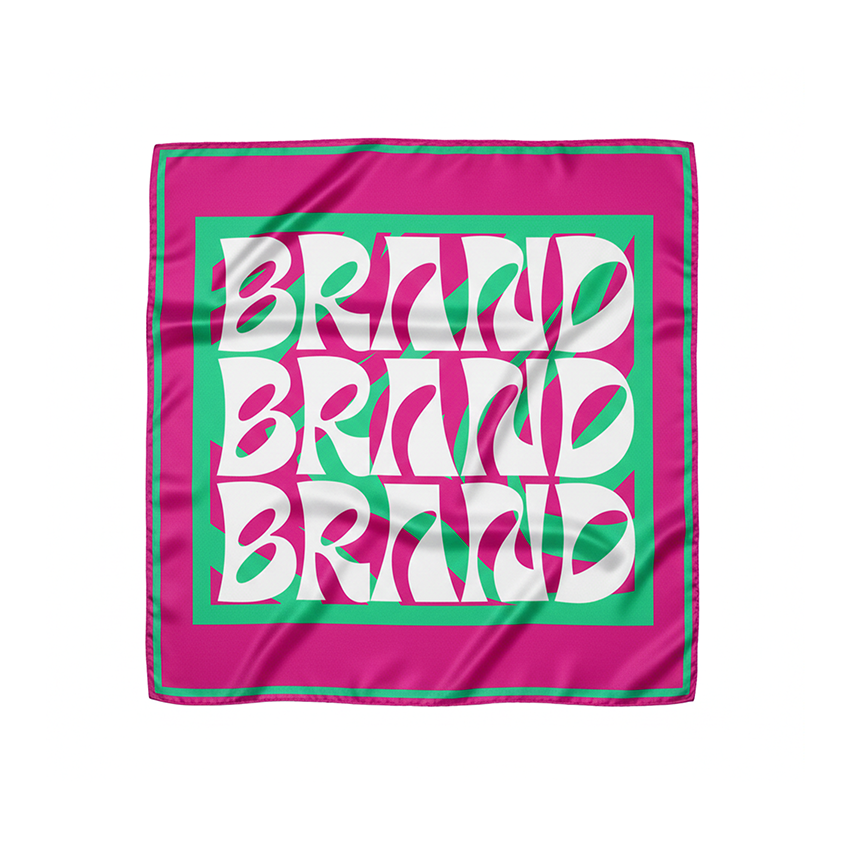 Foulard Carré 100 % Personnalisé