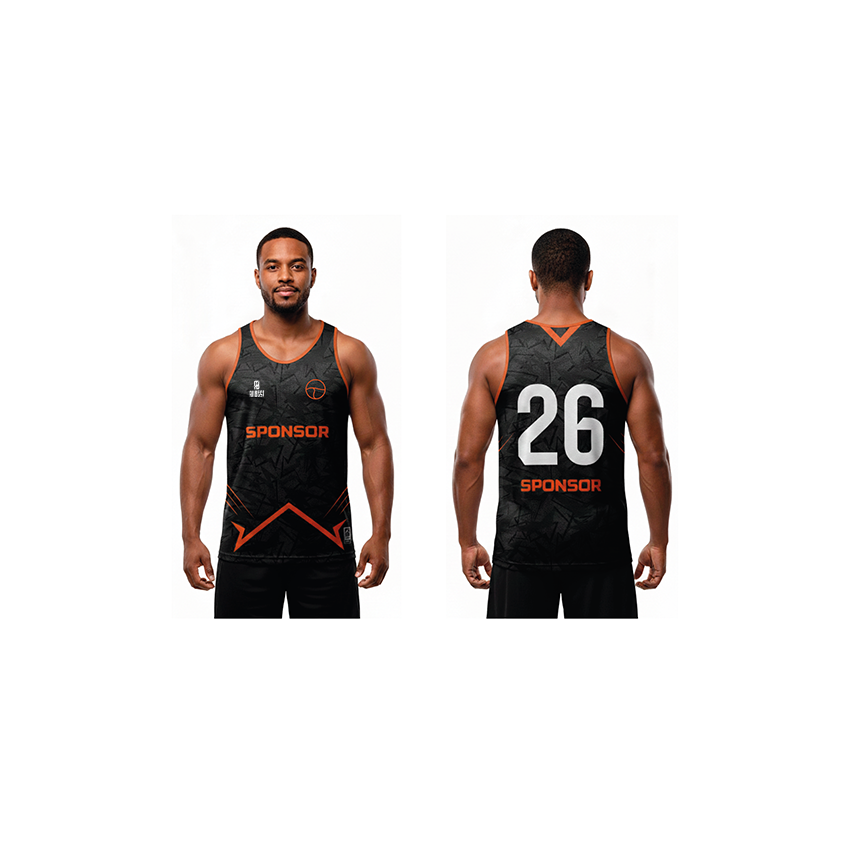 Singlet 100 % Personnalisé OBIKWELU, NID D’ABEILLE HEXAGONAL