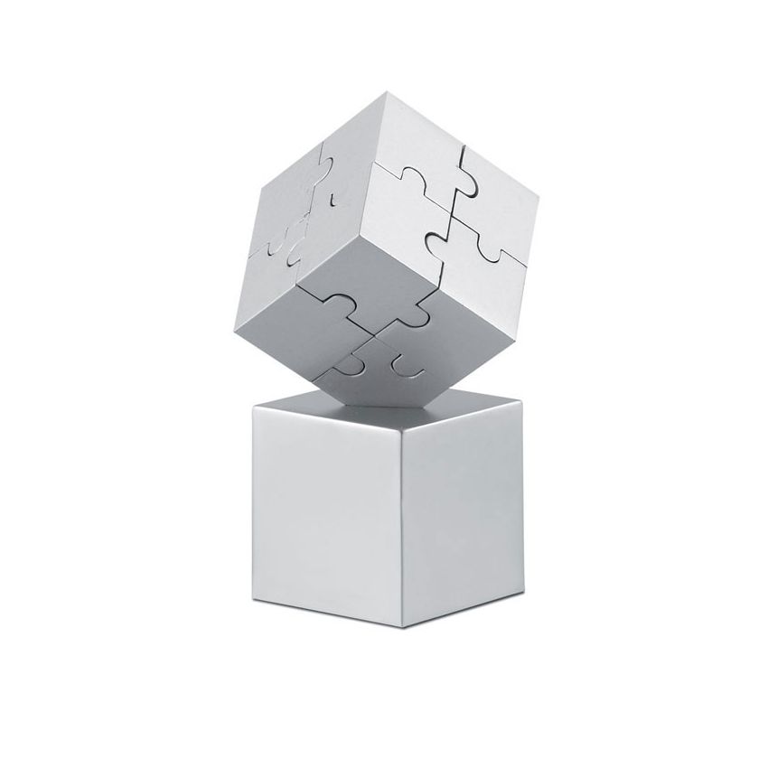 Puzzle 3D métallique et magnétique