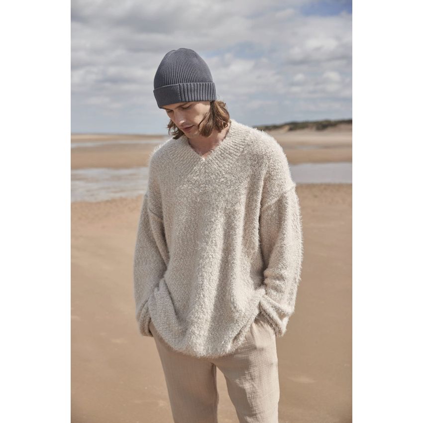 Bonnet en coton biologique avec patch technique