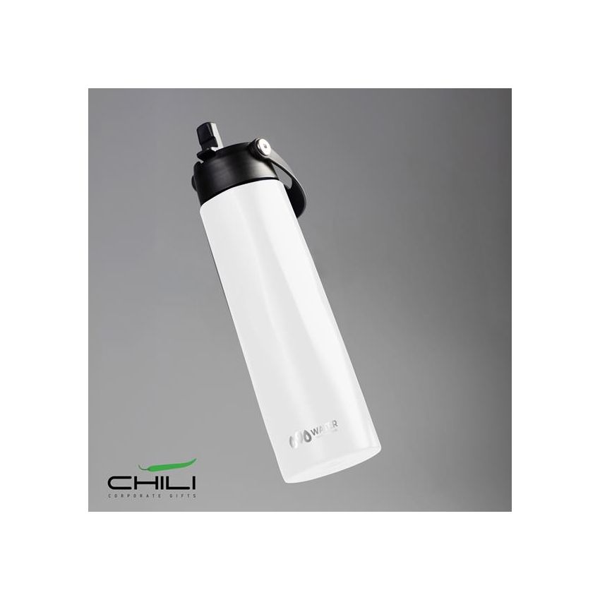 Calypso Sports Bouteille Chili 1L, avec anse et paille