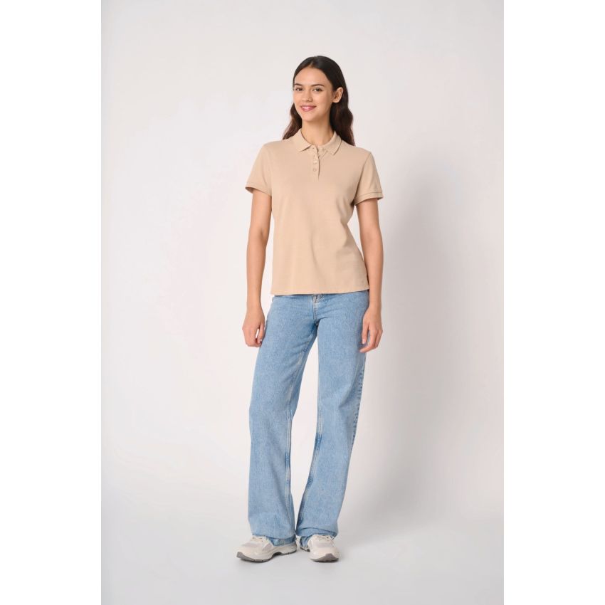 Polo en piqué pour femme