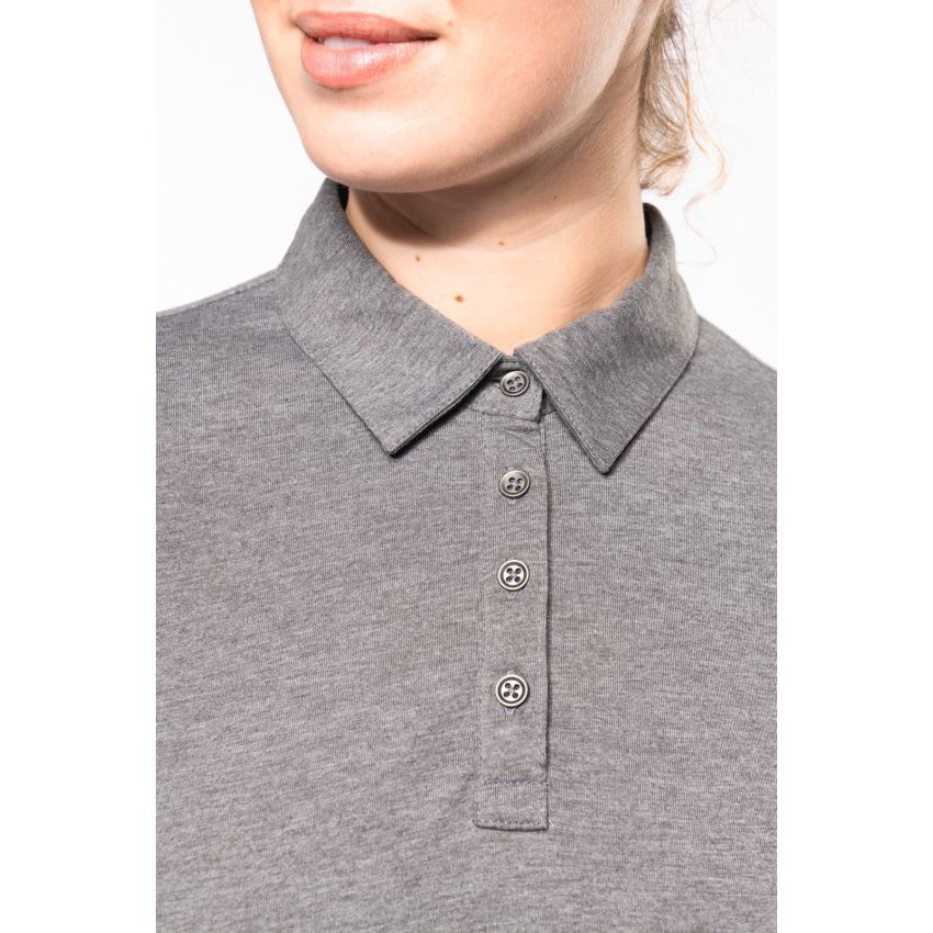 Maillot polo femme à manches longues