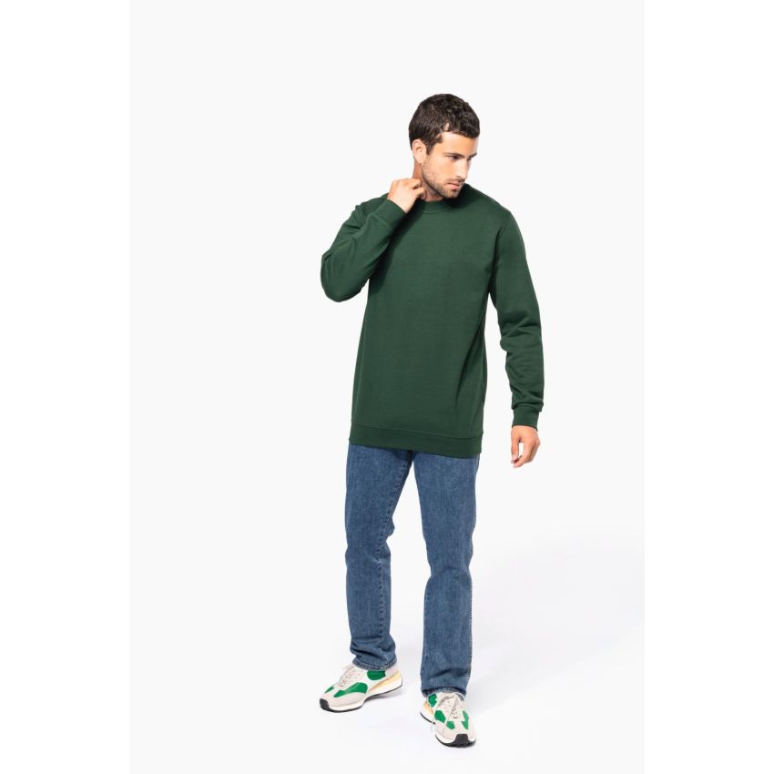 Sweat-shirt col rond recyclé unisexe