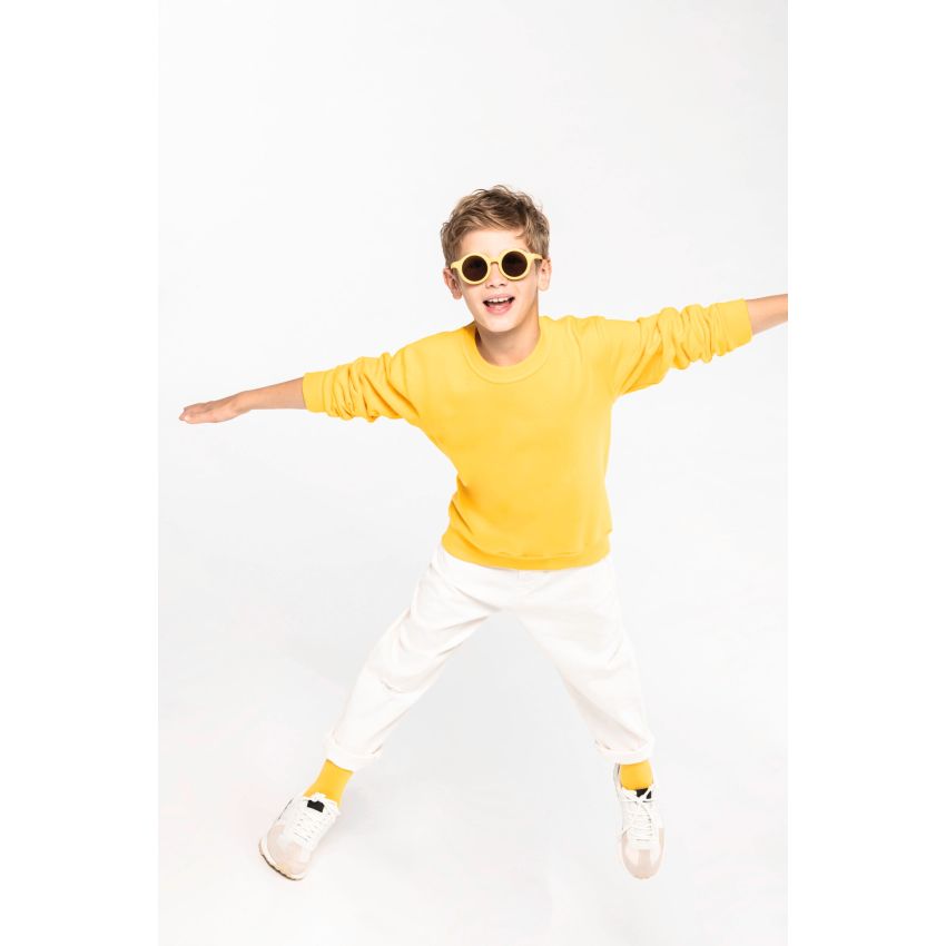 Sweat-shirt enfant à col rond