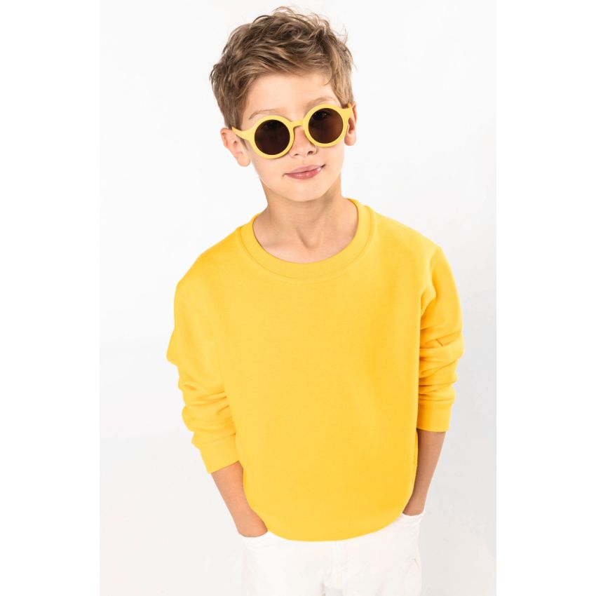 Sweat-shirt enfant à col rond