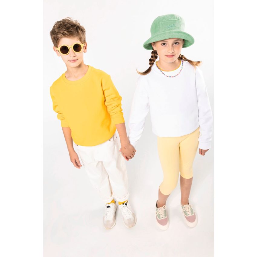Sweat-shirt enfant à col rond