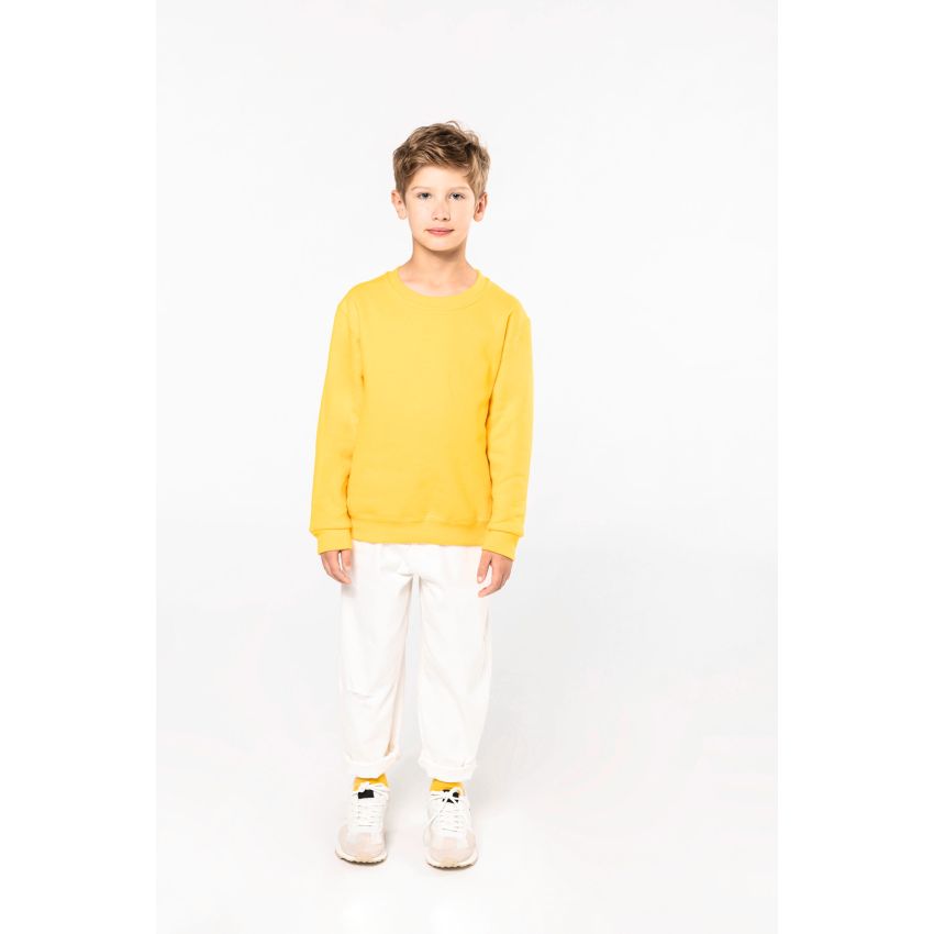 Sweat-shirt enfant à col rond