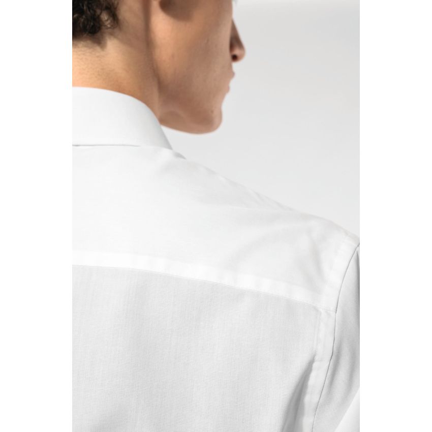 Chemise en popeline polycoton facile d'entretien pour homme