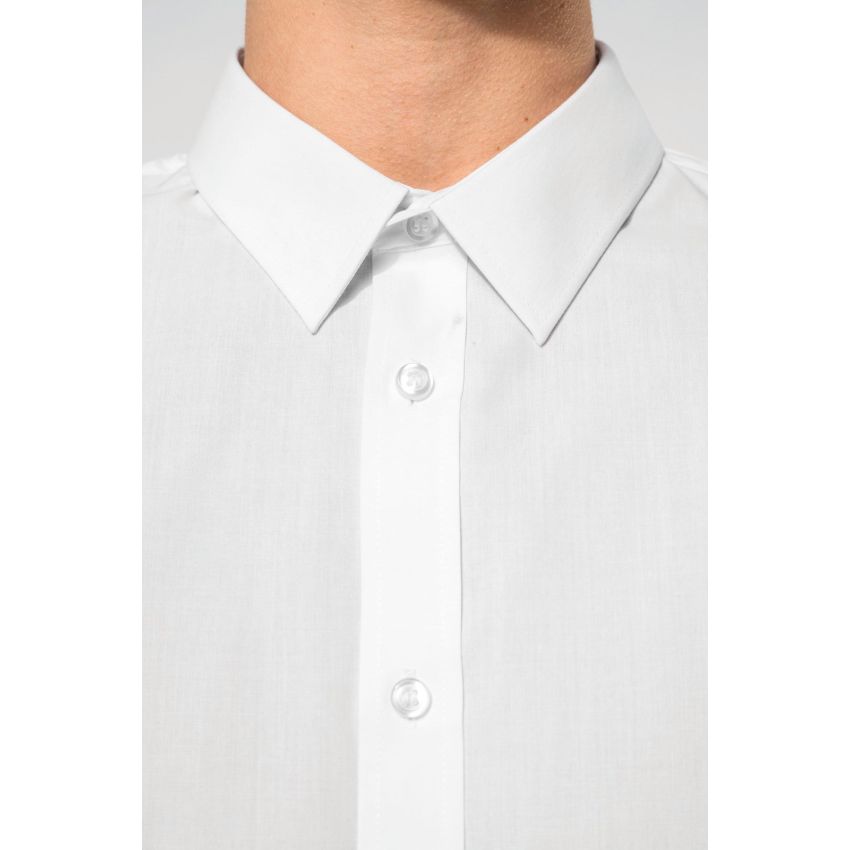 Chemise en popeline polycoton facile d'entretien pour homme