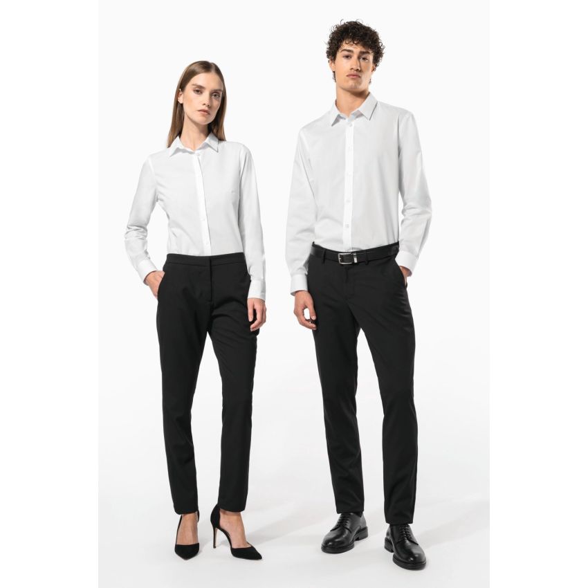 Chemise en popeline polycoton facile d'entretien pour homme