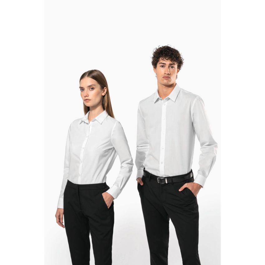 Chemise en popeline polycoton facile d'entretien pour homme