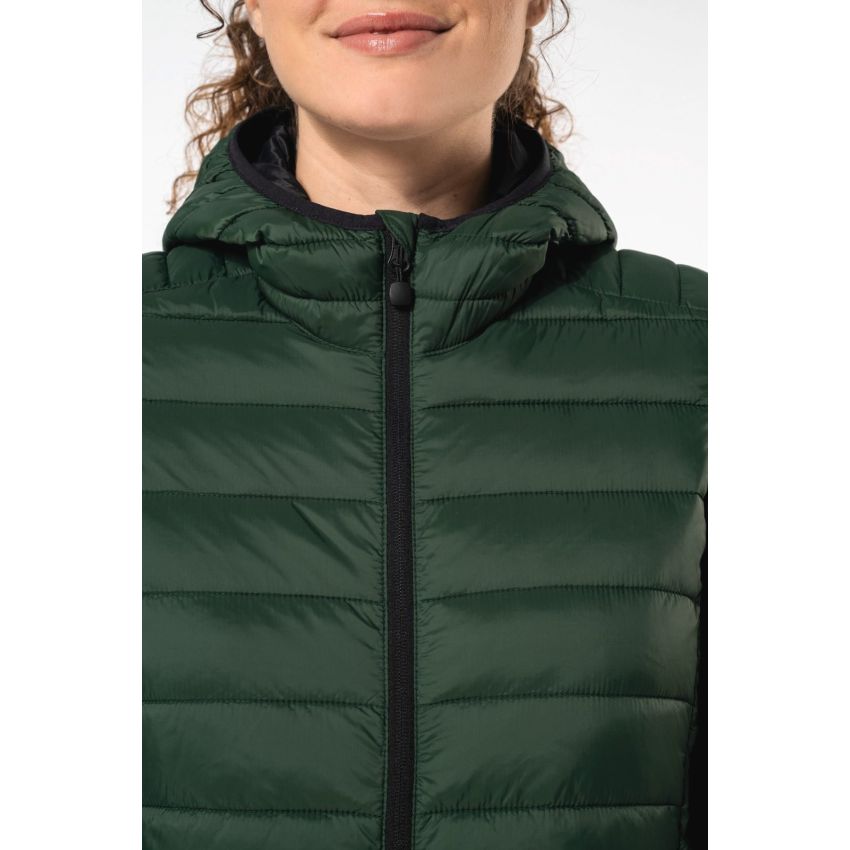 Doudoune légère à capuche pour femme