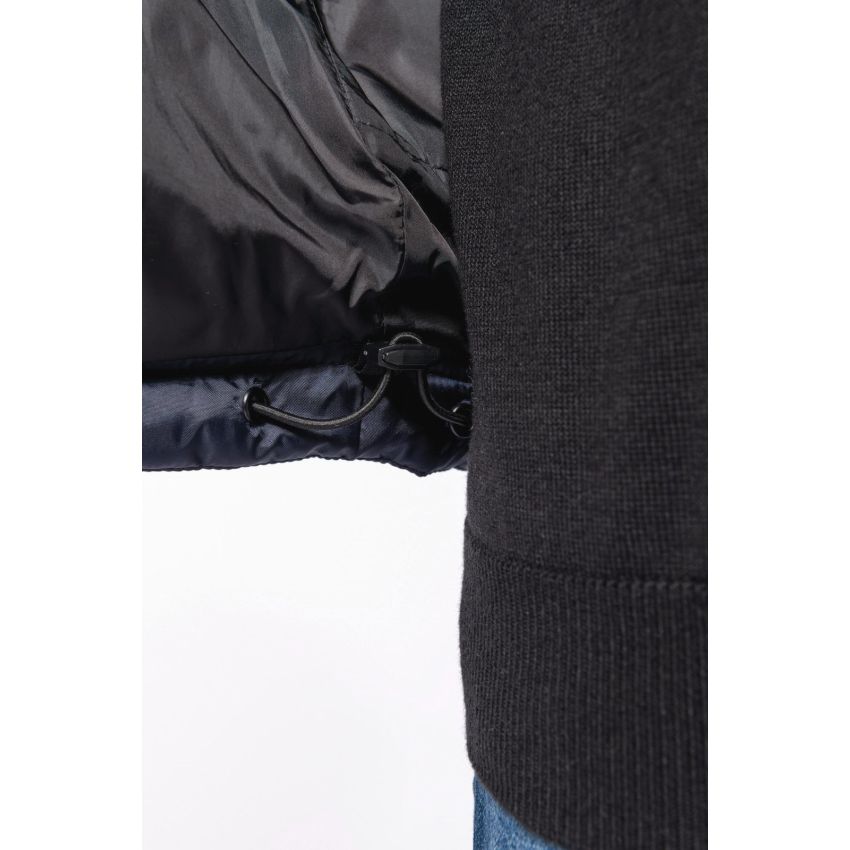Gilet matelassé bicolore unisexe